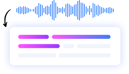 voice to text summary