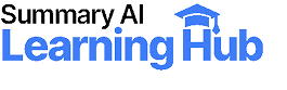learning hub summary ai logo