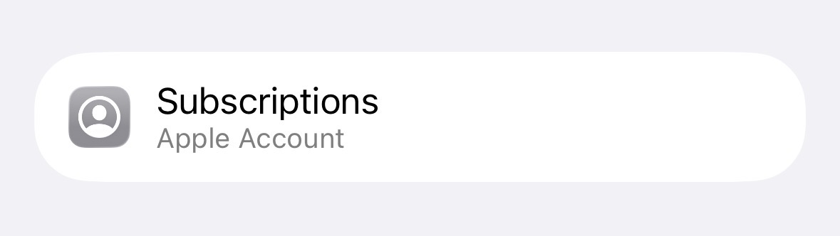 apple id subscription