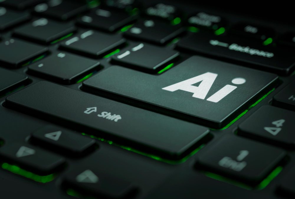 ai button on computer