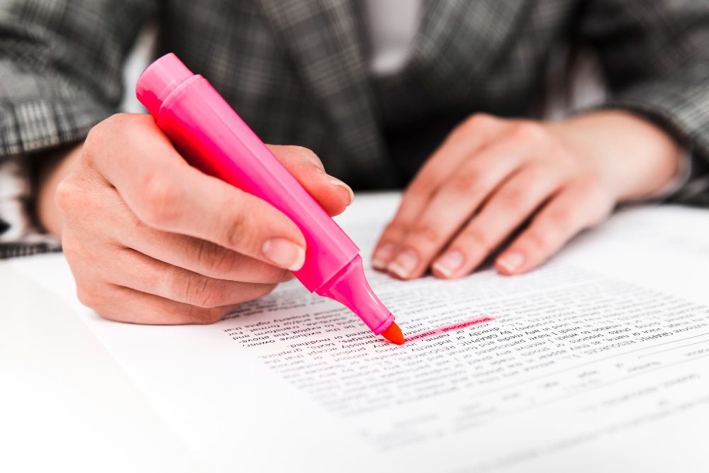 highlighting keyword with marker