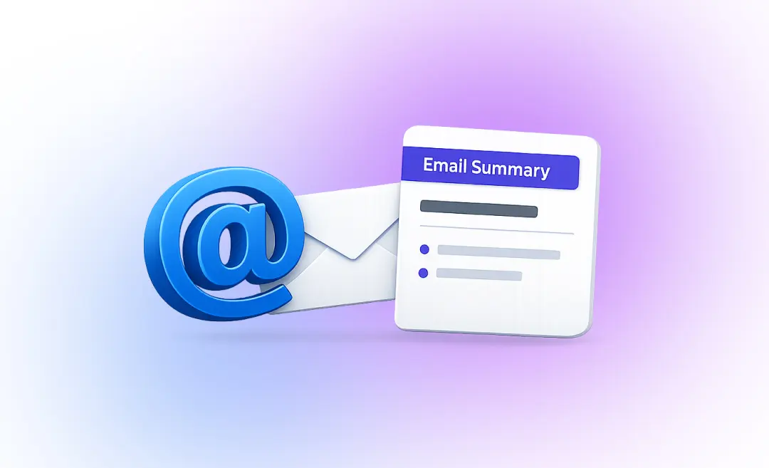 summarize my recent email