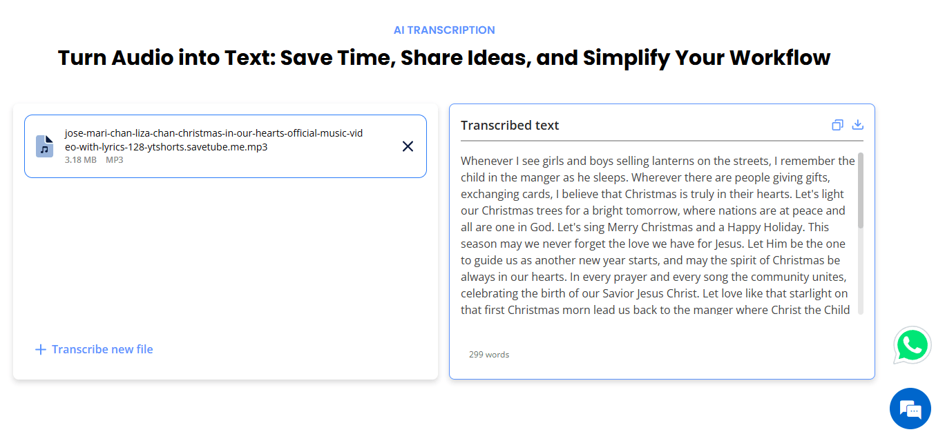 tomedes ai interface
