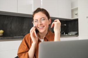 Samsung Android user recording a phone call on their device
