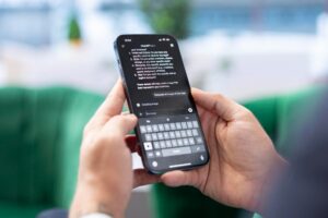 person using chatgpt by openai one of the bigest ai companies