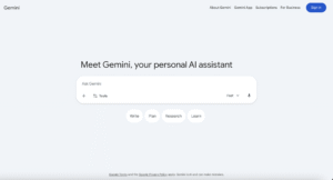 gemini ai platform message