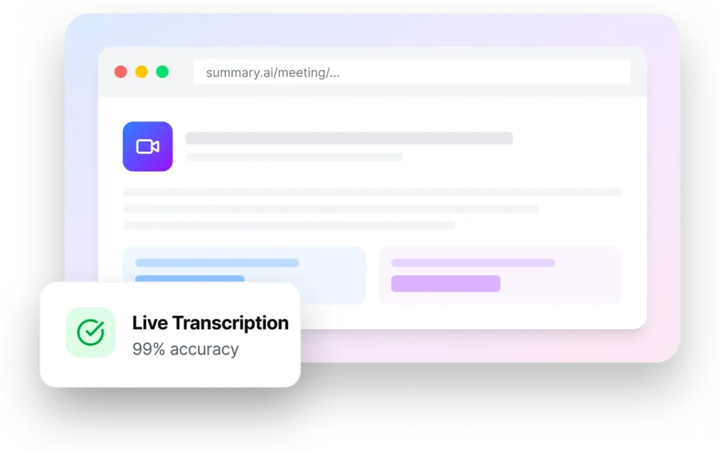 AI note taker feautre | Summary AI app
