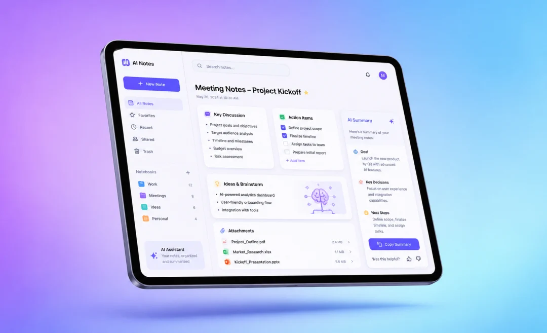 best ai note taking apps for meetings