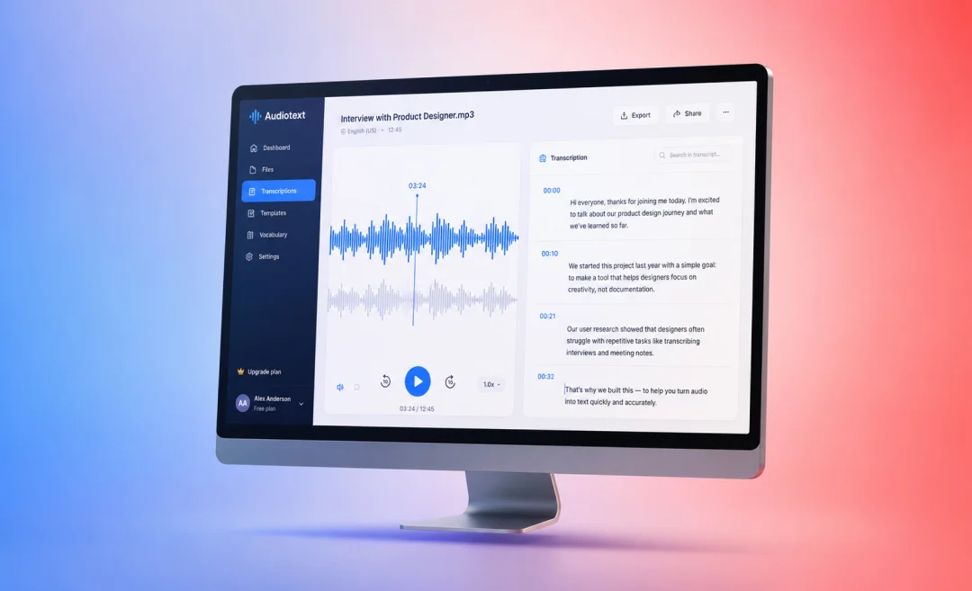 best audio to text transcription examples