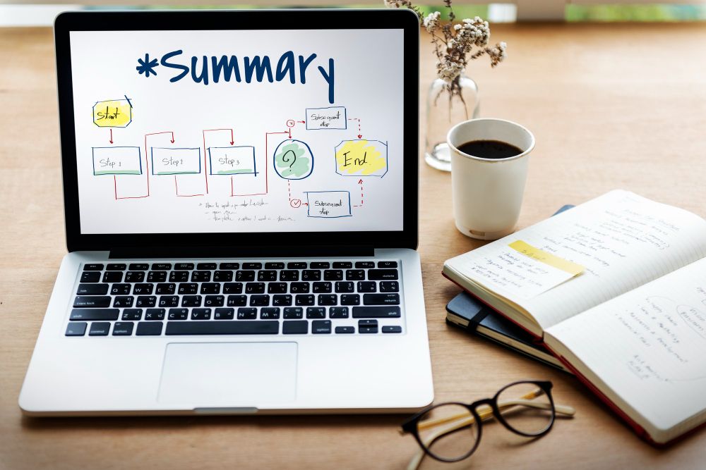 meaning of a summary explained through a summary outline or structure