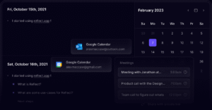 reflect app for note taking