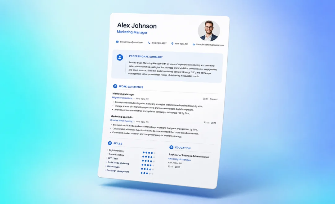 resume summary examples