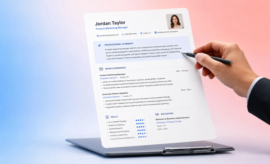 how to write a resume summary