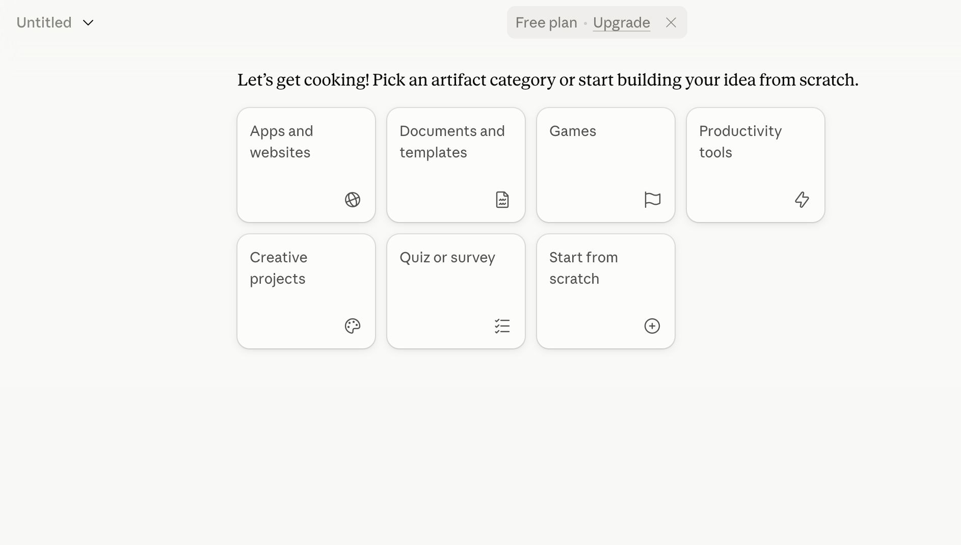 different templates for building things with ai