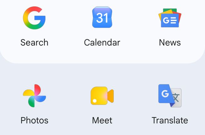 google meet in tool bar on google account